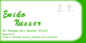 eniko nusser business card